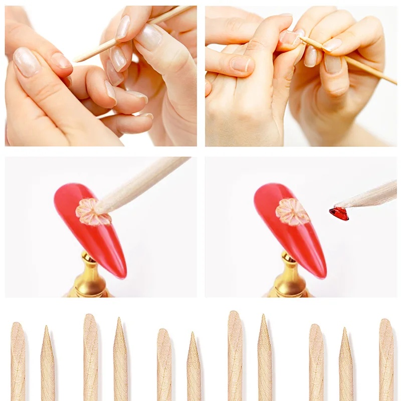 10-30pcsNail Cuticle Pusher Or - Nail Art Orange review and price