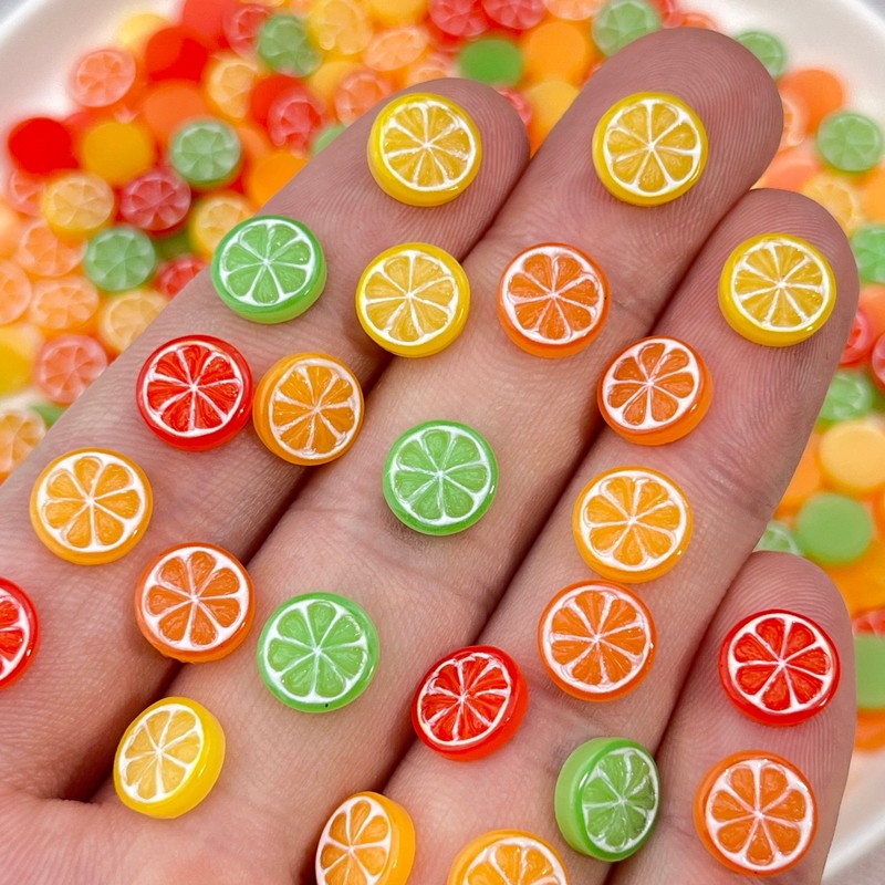 20pcs 3D Mini Simulated Food L - Nail Art Orange review and price