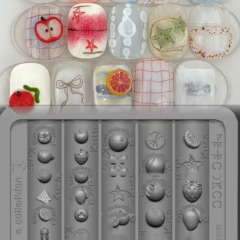 New Nail Silicone Mold Relief  - Nail Art Orange review and price