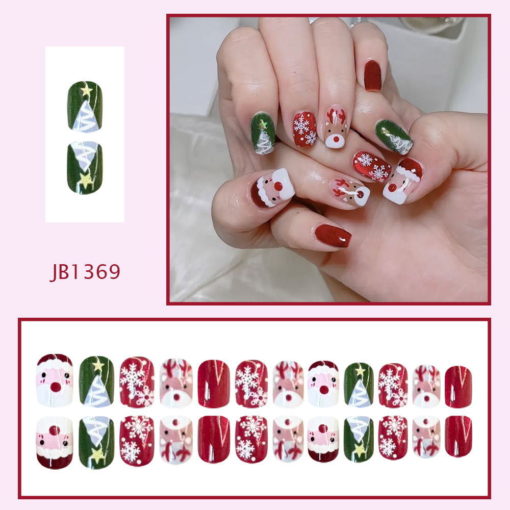 Christmas Press on Nails Santa - Nail Art Press On review and price