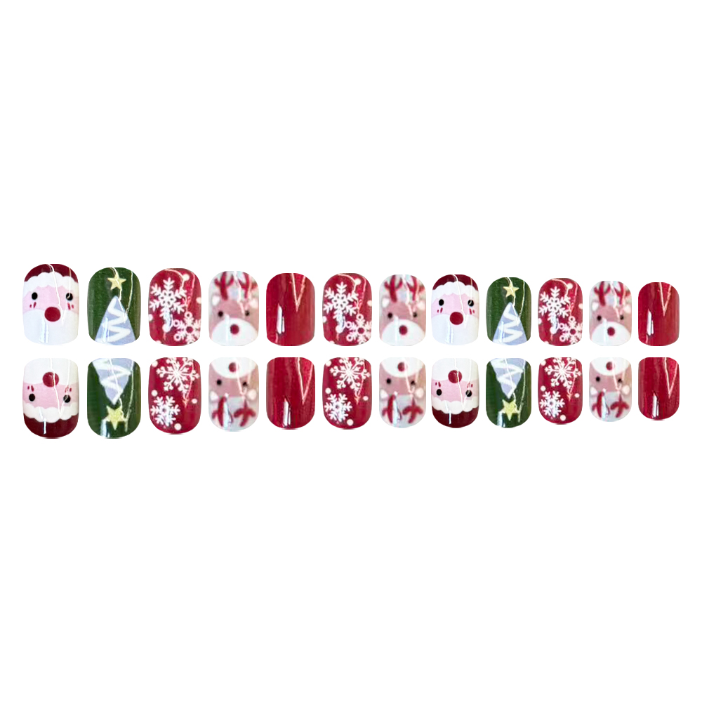 Christmas Press on Nails Santa - Nail Art Press On review and price