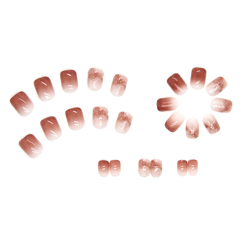 24pcs Bright Pink Gradient Col - Nail Art Pink review and price