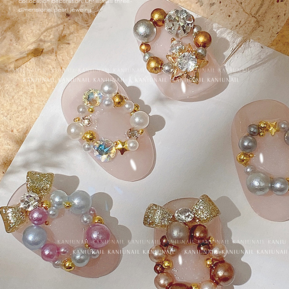 12 colors Mix Size Nail Pearls - Nail Art Valentines Day review and price