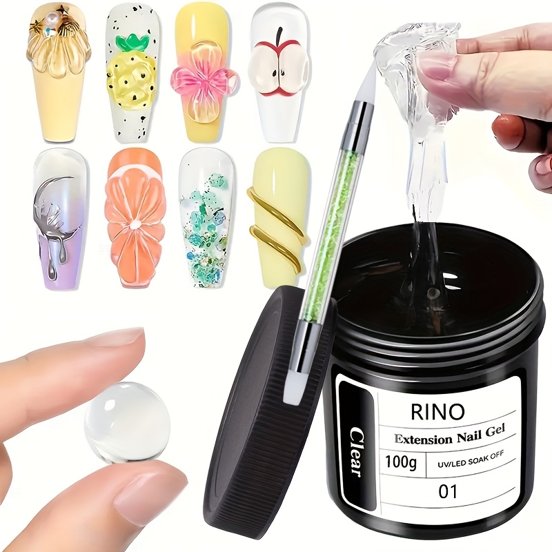 100g Clear Non-Stick Hand Exte - Nail Art Ombre review and price