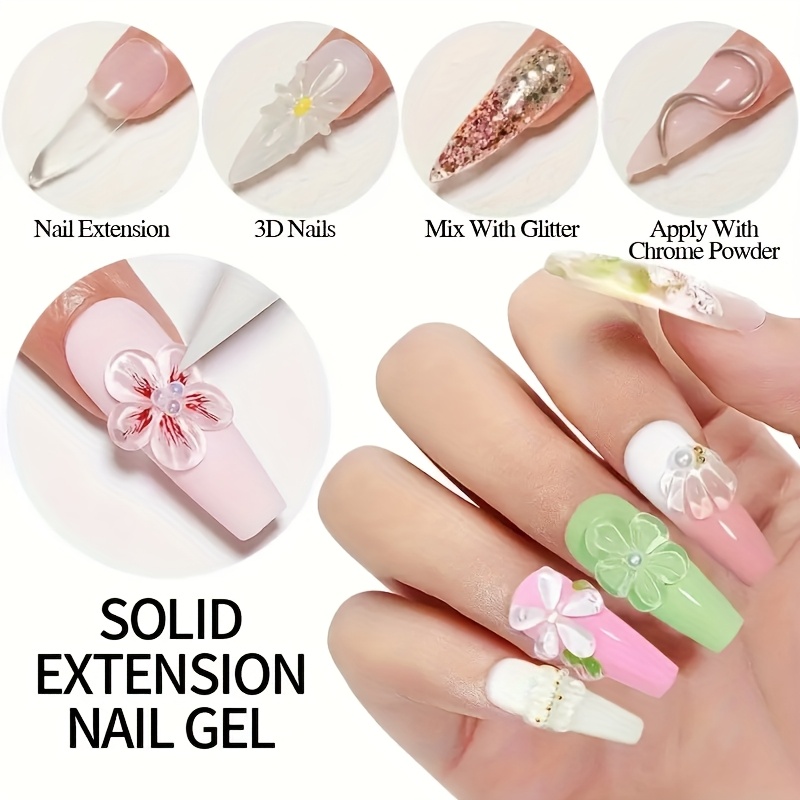 100g Clear Non-Stick Hand Exte - Nail Art Ombre review and price