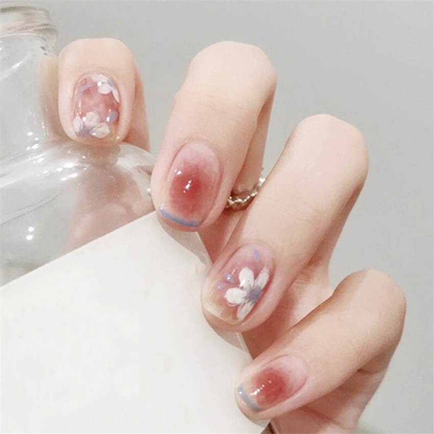 24Ps/Set Green Lattice Acrylic - Nail Art Pink review and price