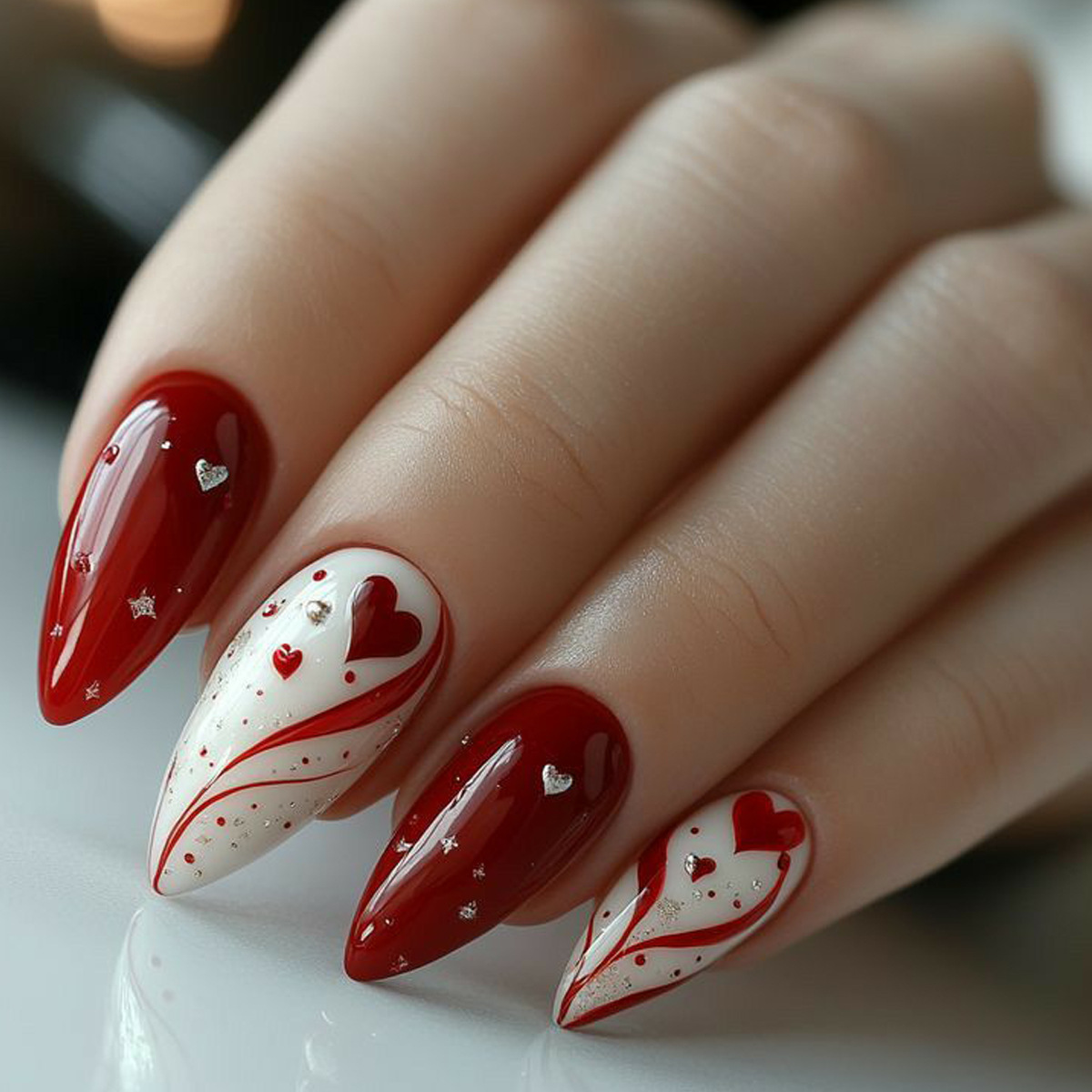Short Medium fake nails for wo - Nail Art Pink review and price