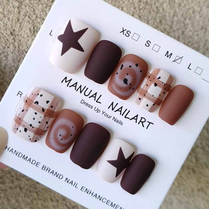 10Pcs Autumn and Winter Nail A - Nail Art Press On review and price