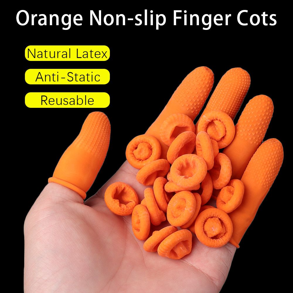 100PCS Reusable Fingertip Prot - Nail Art Orange review and price