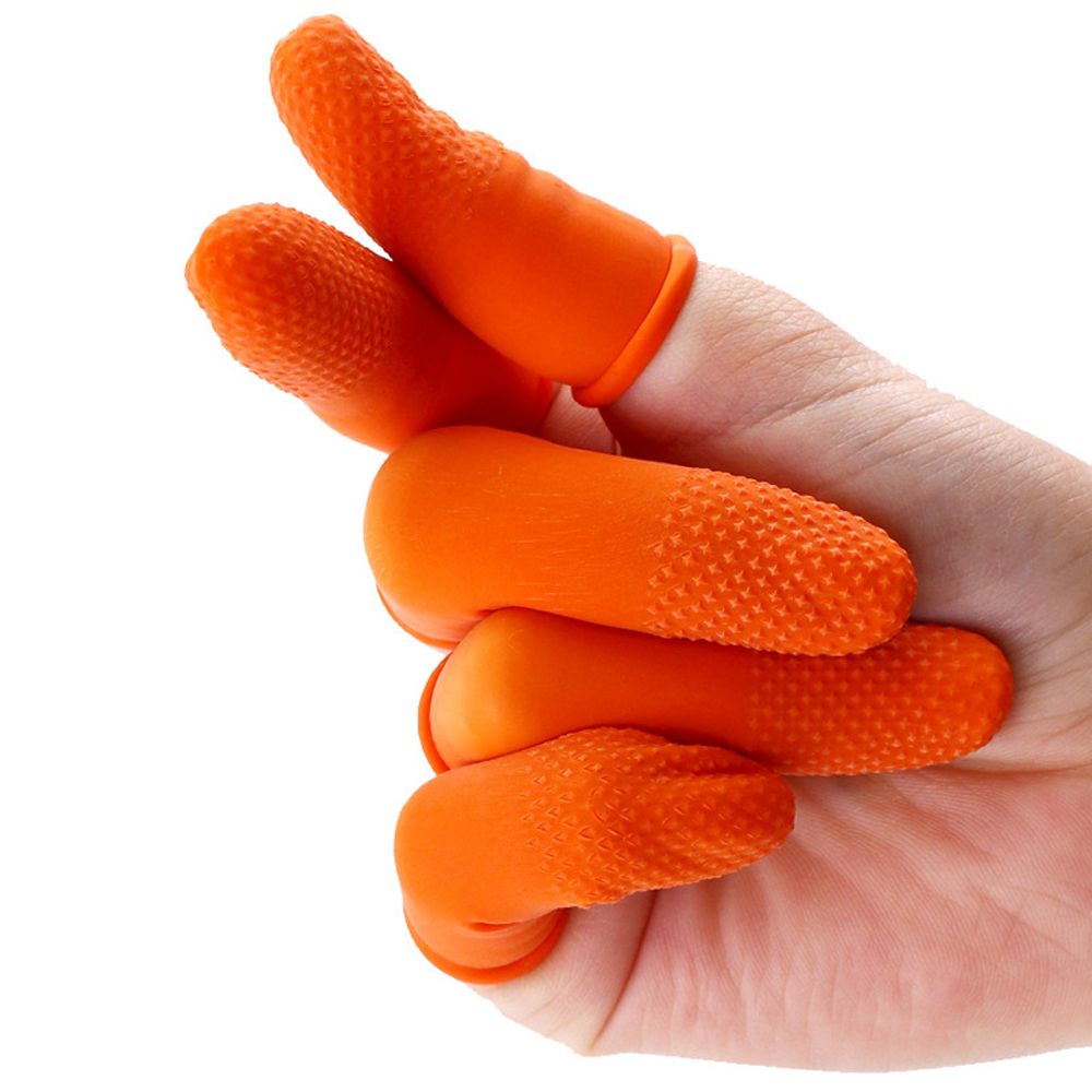 100PCS Reusable Fingertip Prot - Nail Art Orange review and price