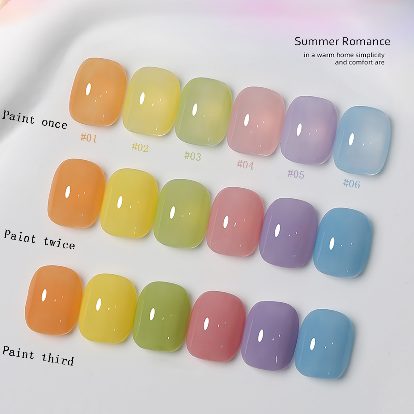 1-6pcs PSK New Macaron Candy O - Nail Art Orange review and price